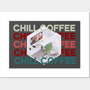 Isometric Coffee Shirt Design Posters and Art